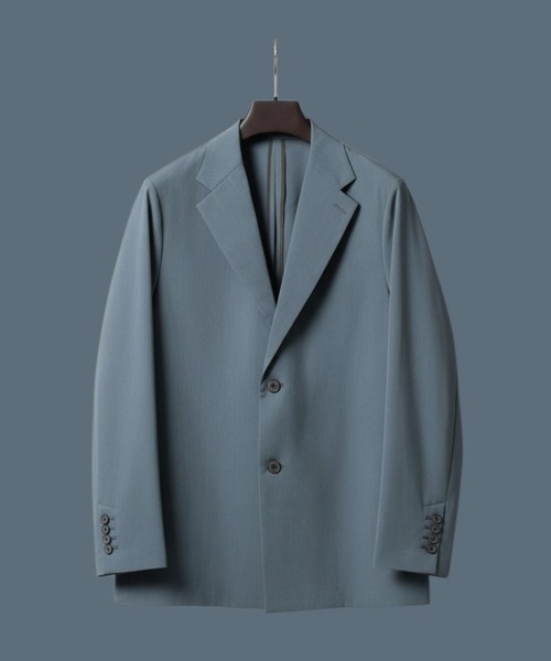 Quick dry リネンライクボックスジャケット（セットアップ）｜UNITED