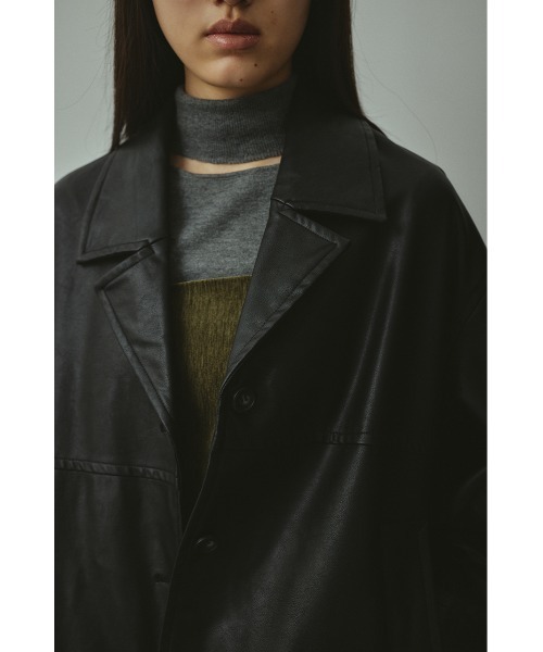 セール】【大人気】フェイクレザージャケット 秋服/冬服（ライダース