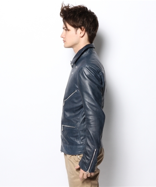 SHIPS JET BLUE（シップスジェットブルー）の「JB: ダブルレザー