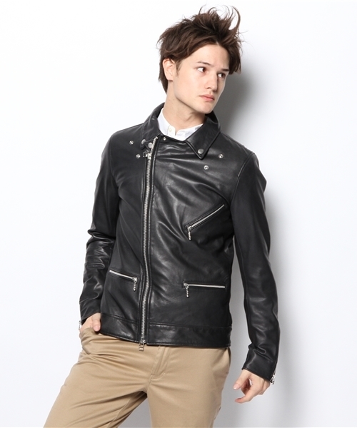 SHIPS JET BLUE（シップスジェットブルー）の「JB: ダブルレザー