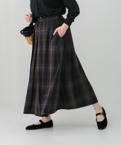 かぐれ（カグレ）の「ビッグチェックタックスカート（スカート）」 - WEAR