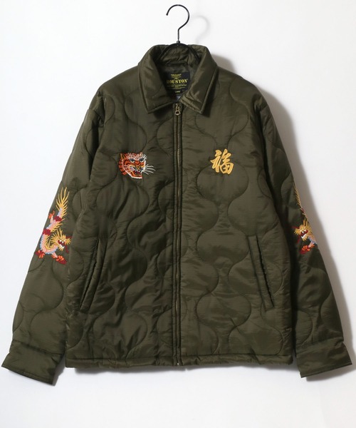 セール】HOUSTON/ヒューストン Quilting Vietnam Jacket/ナイロン