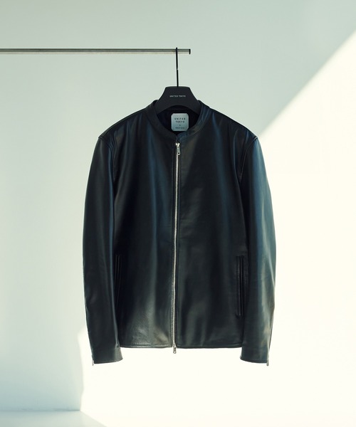 セール】ラムレザーシングルジャケット（ブルゾン）｜UNITED TOKYO