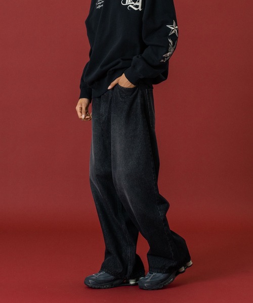 WASHED BAGGY DENIM PANTS（デニムパンツ）｜XLARGE（エクストララージ