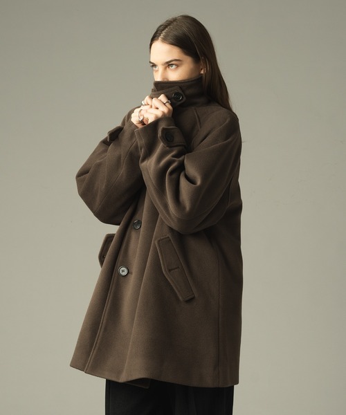 DOUBLE BRESTED HALF COAT / ダブルブレストハーフコート（チェスター