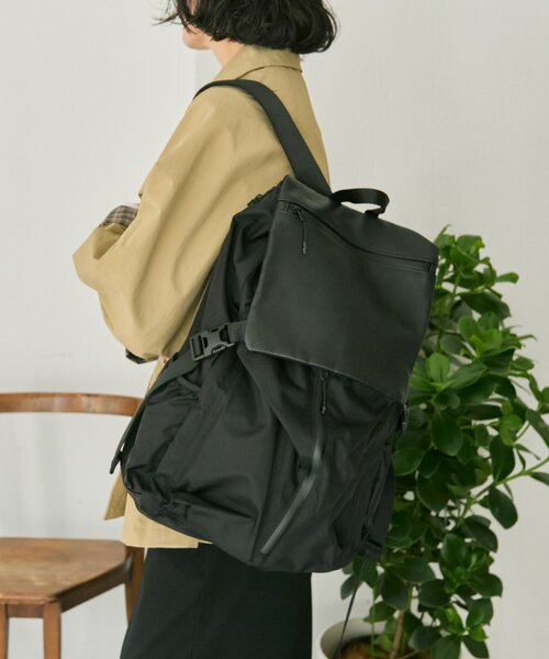 BURLAPOUTFITTER×ear】約16リットルの大容量/撥水/ユニセックス/レザー