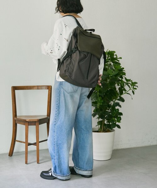 BURLAPOUTFITTER×ear】約16リットルの大容量/撥水/ユニセックス/レザー