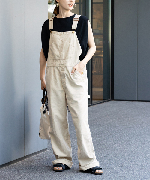 バックサテンサロペット（サロペット/オーバーオール）｜FRAMeWORK