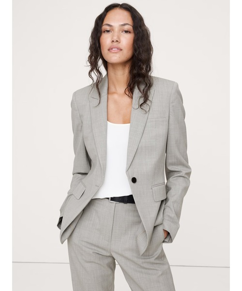 スリム イタリアン ウール ブレザー（テーラードジャケット）｜BANANA