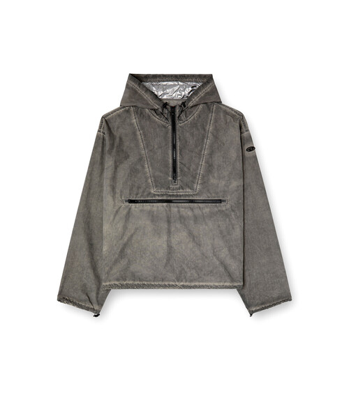 DIESEL（ディーゼル）の「メンズ ナイロン ハーフジップ ジャケット J