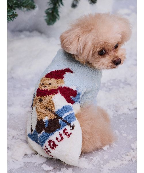 セール】【HOLIDAY】【CAT&DOG】スキーベアジャガードプルオーバー