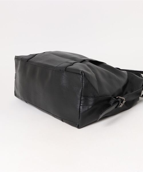 セール】【 Port / ポート 】 2way ビッグ フェイクレザー トート