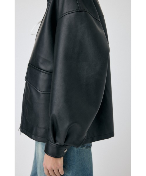 MOUSSY（マウジー）の「FAUX LEATHER OVER ジャケット（ブルゾン
