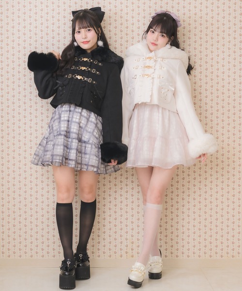 セール】【セットアップ対応】ハートバックルショートコート（その他