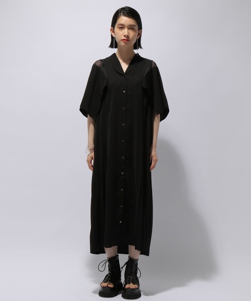 HARE（ハレ）の「スクエアソデシアーワンピース(HARE)（ワンピース