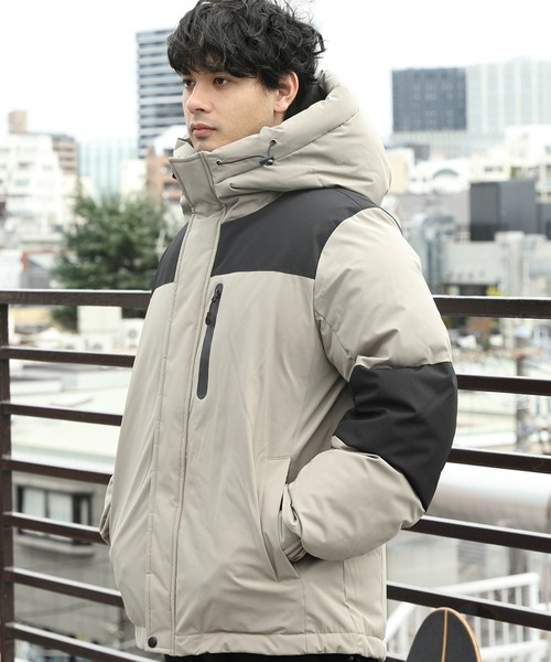 8(eight)（エイト）の「中綿フードジャケット（ダウンジャケット