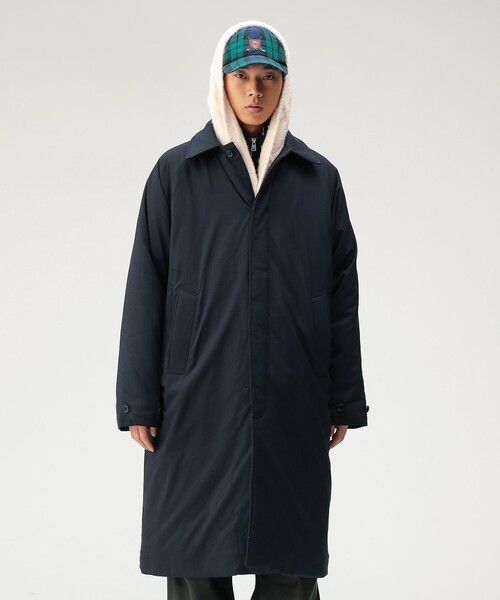 セール】ワイドフィット 中綿ステンカラーコート（ステンカラーコート