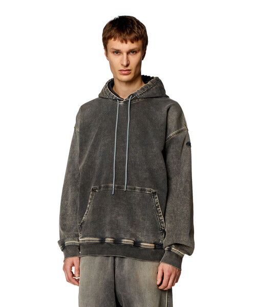 DIESEL（ディーゼル）の「メンズ スウェット パーカー デニム D-UM-RIB