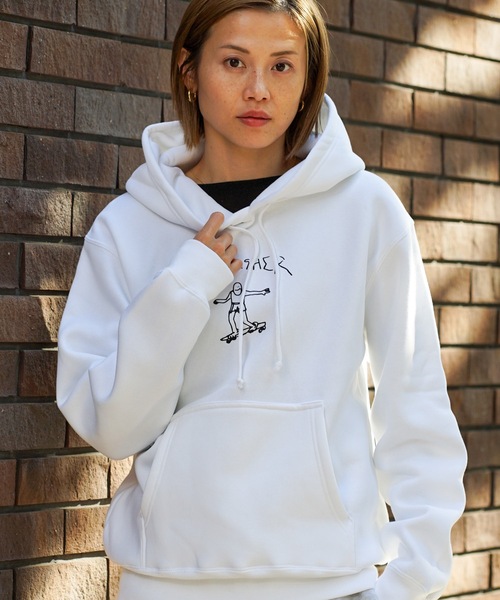 セール】GONZ ART HOODIE SWEAT PARKA/スラッシャーマークゴンザレス