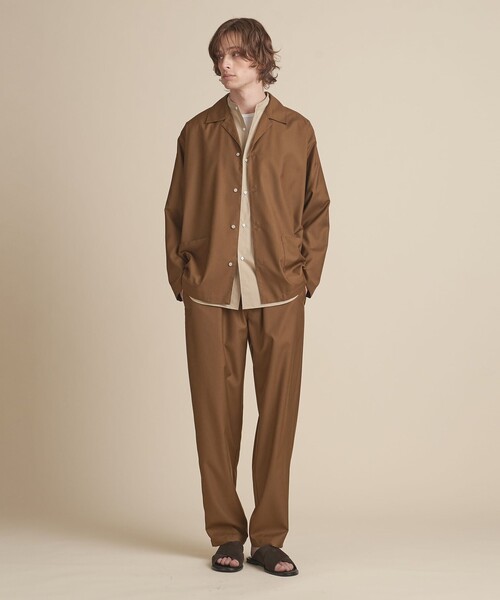 ZOZO限定】ドレープ オールギャザー テーパード イージーパンツ