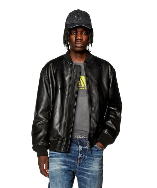 DIESEL（ディーゼル）の「メンズ ジャケット レザー（ライダース
