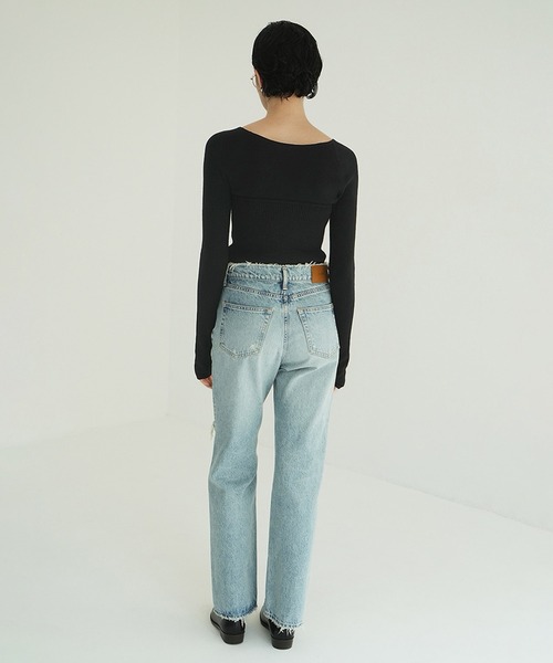 セール】BUSTIER SET KNIT TOPS（ニット/セーター）｜CLANE（クラネ