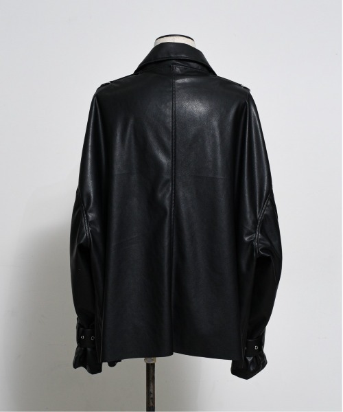 REFLEM（レフレム）の「『REFLEM/レフレム』PUレザーシャツブルゾン