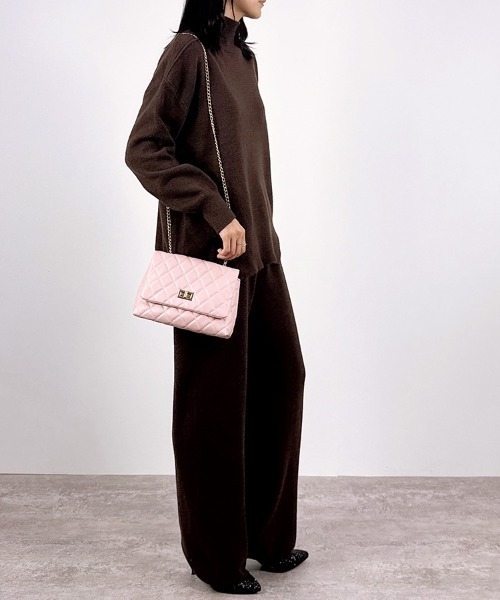 セール】【上品リラックス×着回し自在。きれいめニットセットアップ