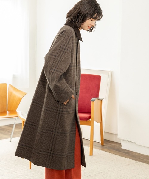 niko and（ニコアンド）の「ウーリーテックステンロングコート