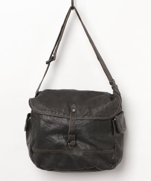 RRL（ダブル アール エル）の「レザー メッセンジャー バッグ（トート