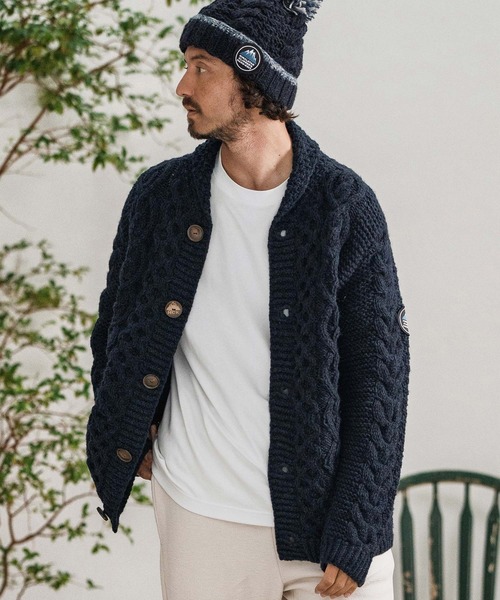 mcg3668-【HIMALAYAN CLIMBERS HAND-KNIT別注】手編みショール