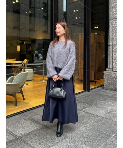 セール】サテンフレアスカート（スカート）｜Chez toi（シェトワ）の