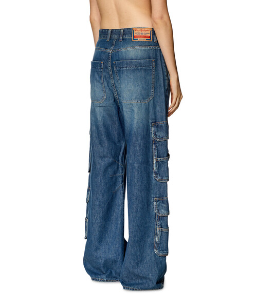 DIESEL（ディーゼル）の「ウィメンズ デニム カーゴパンツ ルーズ D