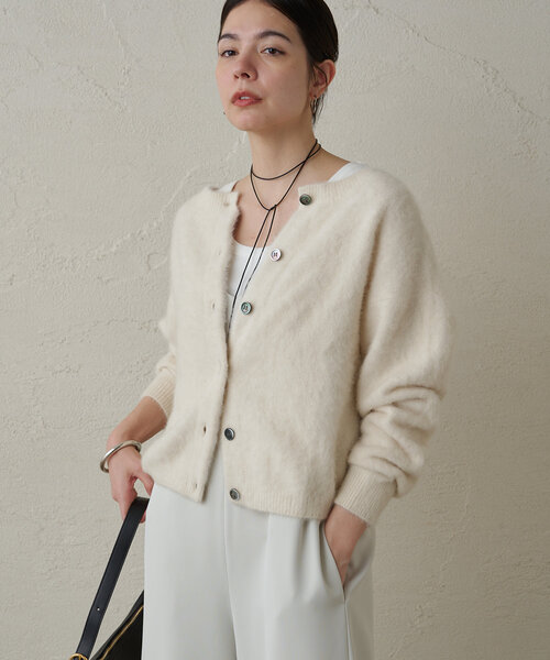 LOUNGEDRESS（ラウンジドレス）の「FURカシミヤ2WAYニット（ニット
