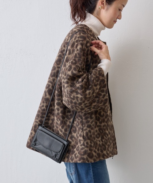 BEARDSLEY（ビアズリー）の「レオパードジャガードシャギーコート