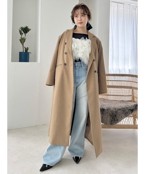 LILY BROWN（リリーブラウン）の「ラッフルチュールビスチェ（ベスト