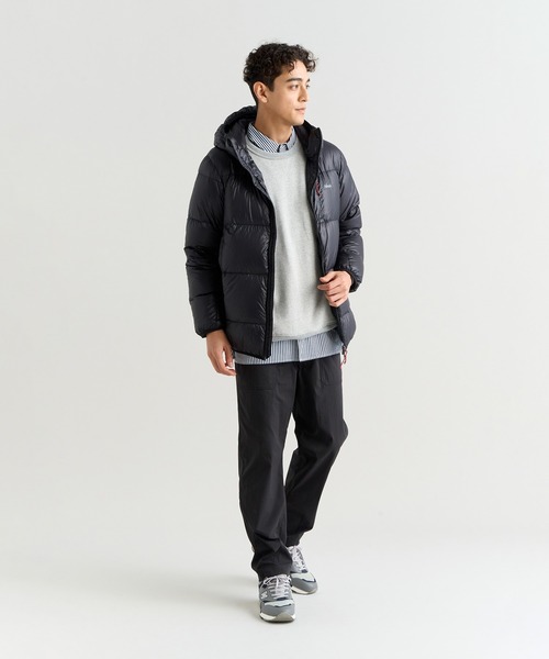 MOUNTAIN LODGE DOWN HOODIE JACKET(MEN)/マウンテンロッジ ダウン