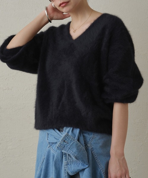 LOUNGEDRESS（ラウンジドレス）の「FURカシミヤVニット（ニット