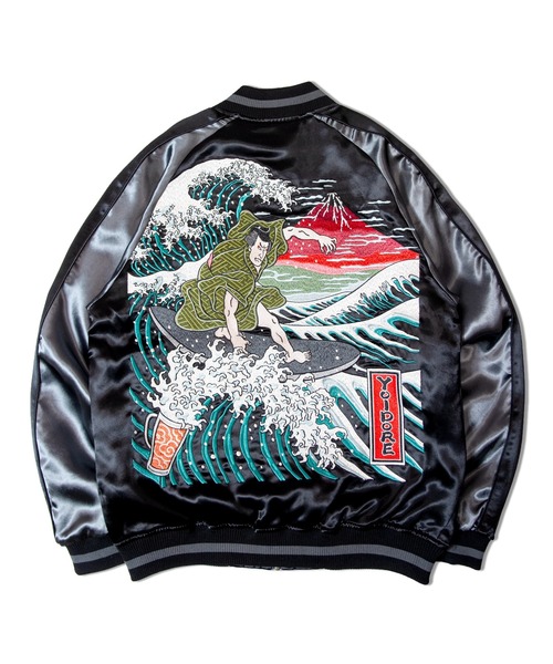 セール】YOIDORE ﾋﾞｰﾙ 浮世絵 ｽｶｼﾞｬﾝ（スカジャン）｜JACKROSE