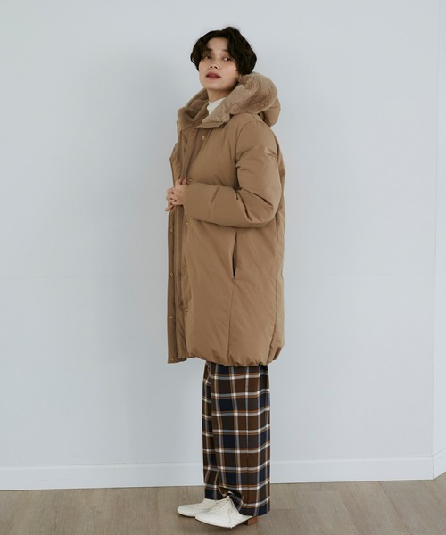 INED（イネド）の「フーデットロングダウンコート《Re:DOWN》（ダウン