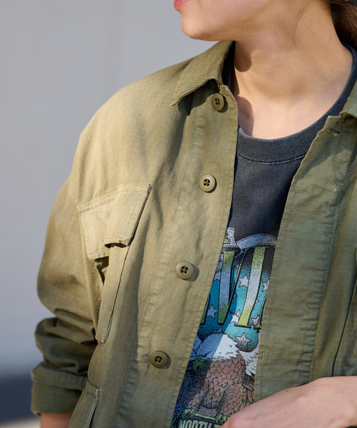 FRAMeWORK（フレームワーク）の「【TOP KHAKI/トップカーキ】BDU SHIRT