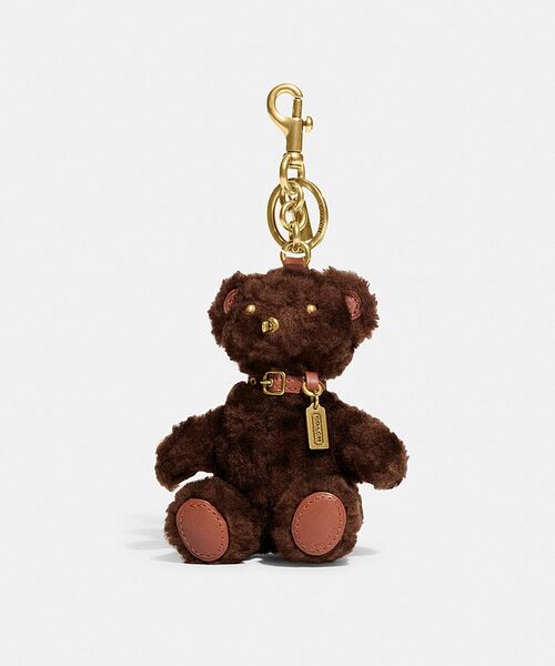 COACH（コーチ）の「ベア バッグ チャーム・シグネチャー シアリング
