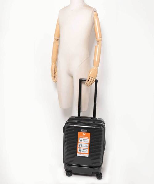 スーツケース プリマス ジッパータイプ フロントポケット 機内持ち込み