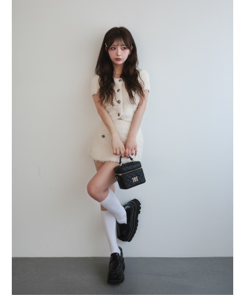 カラーツイードニットセットアップ（セットアップ）｜Darich