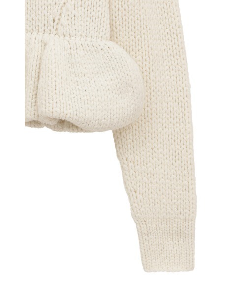 PEPLUM HAND KNIT TOPS（ニット/セーター）｜CLANE（クラネ）の