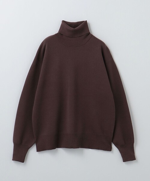 6（ロク）の「＜6(ROKU)＞コットンウール タートルネック ニットプル