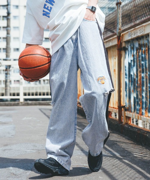 NBA（エヌビーエー）の「【NBA】別注/カットオフチームロゴワッペン