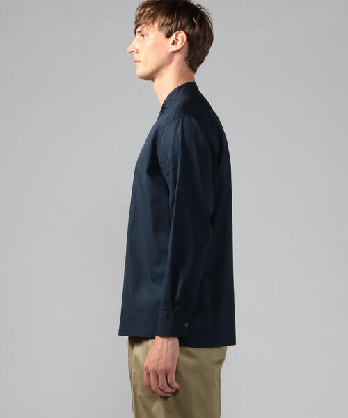 CABaN コットンタイプライター バンドカラーシャツ（シャツ/ブラウス