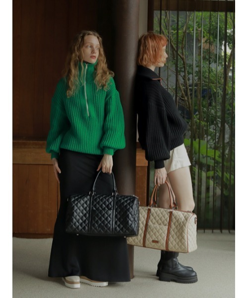 AMAIL（アマイル）の「Quilting boston bag（ボストンバッグ）」 - WEAR