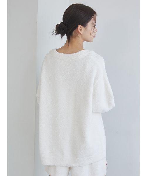 セール】【ONLINE限定】【UNISEX】ハートジャガードカーディガン